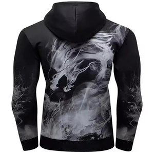 Meilleur prix, créez votre propre design de marque, sweat-shirt de sport sublimé 320 g/m², sweat-shirt à capuche sublimé - Product Image 3