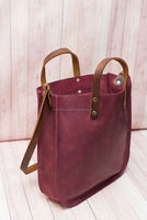 Sac fourre-tout décontracté en cuir véritable pour femme, style vintage élégant et minimaliste, avec logo personnalisé, durable, pour usage quotidien, couleur unie, portable