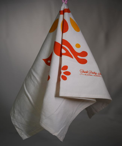 Serviette de cuisine à séchage rapide réutilisable et écologique en coton biologique 100% avec motif floral personnalisé Design de logo Caractéristique jetable - Product Image 5