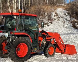 Tractor de orugas Kubota L5460HST 2021, 70HP de potencia nominal, 10HP, tipo de rueda, motor, caja de cambios, bomba, cojinete para granjas, en venta - Product Image 1