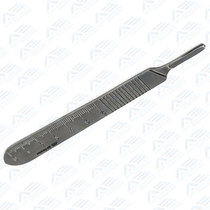 Apto Enterprises Mango de Bisturí Quirúrgico Manual de Acero Inoxidable, Calidad Premium, Hoja Desmontable, Certificado CE, Uso Quirúrgico de Larga Duración - Product Image 2