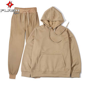 Men's Tracksuit Jogger Sportswear Casual Sweatshirts Sweatpants Set Streetwear Pullover Solid Color <b>Fleece</b> <b>Hoodie</b> Sports Suit - Product Image 6
