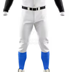 Ropa Deportiva, Uniforme de Béisbol 100% Poliéster Transpirable de Alta Calidad, Color/Talla Personalizados para Hombres Adultos - Product Image 4