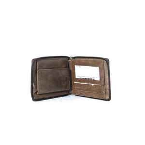 Cartera de Cuero para Hombre, de Moda, 100% Cuero Genuino Garantizado, Cómoda, Ligera, con Forro de Poliéster y Decoración de Botones - Product Image 2