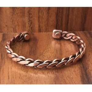 Set of 4 Different Design <b>Magnetic</b> <b>Copper</b> <b>Bracelet</b> With Patterns Wearing It Has Health Benefits <b>Magnetic</b> Therapy <b>Bracelets</b> - Product Image 2