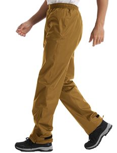 Fashionable Nylon Windbreaker Pants Lightweight High Waist Anti-Wrinkle Casual Sport Style Flat Front Slim Fit Trouser - Product Image 1