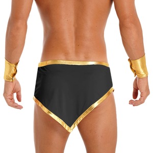 Disfraz de gladiador romano para hombre, traje de Cosplay de Halloween, armadura de soldado, juego de rol, Caballero Medieval, Guerrero, minifaldas con puños - Product Image 2