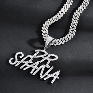 Collection de pendentifs en argent 925 avec lettres de l'alphabet Starspire, bijoux de mode personnalisés pour femmes, charmes en moissanite - Product Image 3