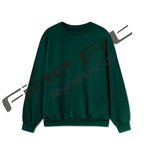 Sweat-shirt unisexe en polaire doublé Sherpa, chaud et surdimensionné, à col ras du cou, en coton mélangé, teinté uni, pour hommes, hiver - Product Image 2