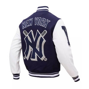 Veste universitaire en cuir de mouton rouge respirante, taille plus, avec manches en laine côtelée, veste unisexe, veste universitaire personnalisée pour homme - Product Image 2