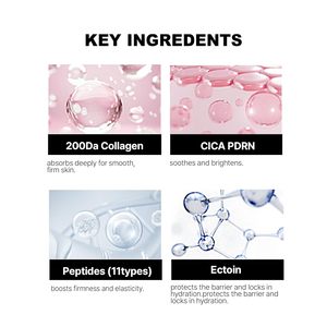 Masque en tissu Apothe Red Capsule Pro Collagen Lifting Rose Soin du visage 4 unités Format voyage Hydratation coréenne 34g Tous types de peau - Product Image 4