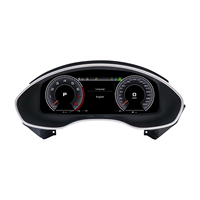 Panel Instrumen Digital LCD 12,3 inci untuk Audi A6 A7 2012-2018, Kokpit Virtual, Layar HD, Wireless CarPlay, Android Auto