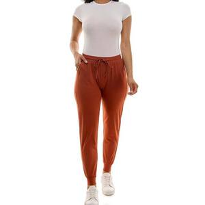 Pantalons de jogging décontractés en coton pour femmes, taille mi-haute, respirants, écologiques, personnalisés, pour l'hiver, avec cordon de serrage, streetwear 2026 - Product Image 1