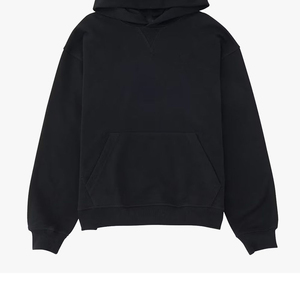 เสื้อมีฮู้ดผ้าเทอร์รี่หนาแบบสวมหัวสำหรับผู้ชายผ้าคอตตอนผสมโลโก้ขนาดใหญ่ออกแบบได้ตามต้องการ - Product Image 2