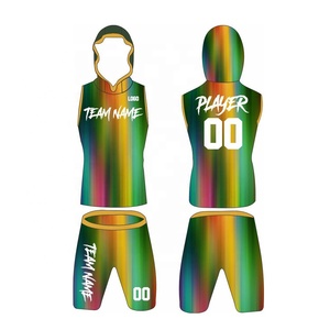 Ensembles d'uniformes de football américain 7 sur 7 personnalisés de haute qualité, imprimés par transfert thermique, 100 % polyester/spandex, grandes tailles, option devant. - Product Image 1