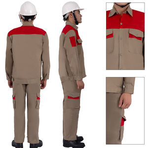 Ensemble d'uniformes de travail unisexes en coton polyester durable pour la construction et l'utilisation en usine - Product Image 5
