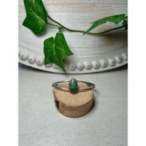 Navajo Handmade Sonoran Mountain Turquoise & Sterling Silver Fashion Cuff Bracelet - Product Image 1