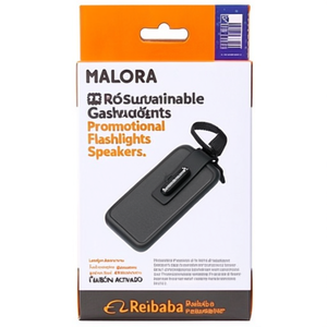 Torcia Promozionale Sostenibile Malora in ABS Riciclato con Altoparlanti Integrati - Product Image 3