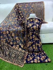 ชุดงานแต่งงานของผู้หญิงชุดแฟนซีอินเดียและปากีสถานปักลาย nakshi dabka lehenga choli - Product Image 6