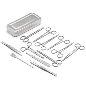 Ensemble de chirurgie mineure, kit d'instruments chirurgicaux de base de 13 pièces - Product Image 1