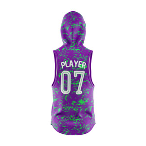 Maillots de football américain personnalisés 7v7 de haute qualité, 100% polyester, sans manches, taille plus, respirant - Product Image 3