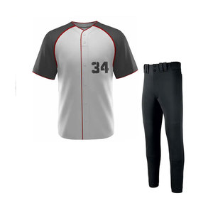 Uniforme de Béisbol de Buena Calidad, el Más Vendido, Diseña el Tuyo Propio Diseño y Logotipo, Ropa Deportiva Ligera, Uniforme de Béisbol de Alta Demanda - Product Image 1
