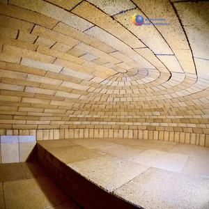 Ladrillo curvo de ladrillo de arco de arcilla redondo de alúmina de fuego irregular para horno de horno - Product Image 4