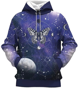 Sudadera con Capucha para Hombre de Invierno, de Alta Calidad, Precio al por Mayor, 100% Algodón, Felpa, Impresión por Sublimación, Personalizada - Product Image 6