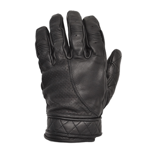 Golden Yellow Leather Short Classic Cruiser Motorbike Gloves Men Motorcycle Auto Racing Wear Genuine Leather Gloves For Men - Product Image 6