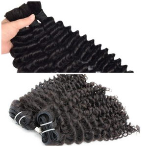 วิกผมชาวอินเดียเรมี่แบบคลื่นลึกแบบเต็มวอลลุ่มและไม่พันกันแบบพรีเมี่ยม - Product Image 1