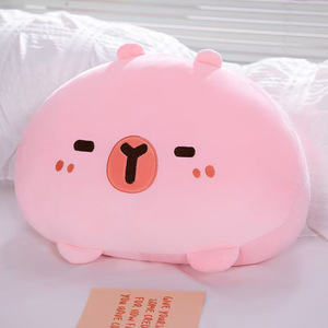 Oso de Peluche Rosa Aika Kawaii, Súper Suave, Relleno de Algodón PP, Cojín <span class=keywords><strong>Mochi</strong></span> para Aliviar el Estrés, Almohada Suave para Abrazar, Decoración de Dormitorio - Product Image 2