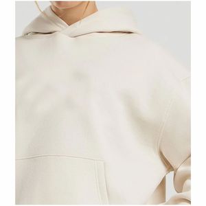 Sweats à capuche respirants pour femmes en gros avec logo personnalisé, design épaules tombantes, broderie 3D et techniques de délavage à l'acide, col à capuche - Product Image 5