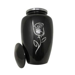 Hot Selling Design & Crafted Human Cremation Urns Funeral Urn For Human White Aluminum Urn Cremation Manufacturer From India - Product Image 4