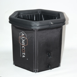Bañera de Hielo Hexagonal Inflable de Alta Calidad ALMICOTA, 300L, Portátil, Plegable, de PVC, para 1 Persona, con Sistema de Enfriamiento Manual - Product Image 1