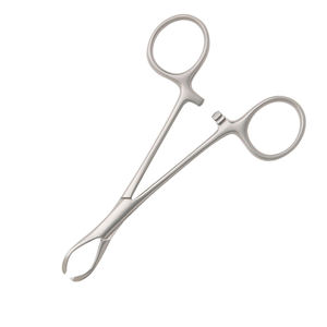 Fórceps de esponja Foerster, instrumentos veterinarios quirúrgicos dentados rectos de 5 pulgadas, fórceps de sujeción de esponja desechables - Product Image 3