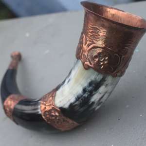 นกหวีดทำมือจากเขาควายธรรมชาติ เครื่องดนตรีสำหรับการเอาชีวิตรอด งานรับปริญญา วันขอบคุณพระเจ้า วันคริสต์มาส-รับทำโลโก้ตามสั่ง - Product Image 1