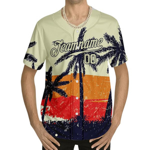 Camisetas de béisbol y softbol de poliéster 100%, ropa deportiva transpirable con nombres de equipos sublimados personalizados, logotipos, números impresos - Product Image 3