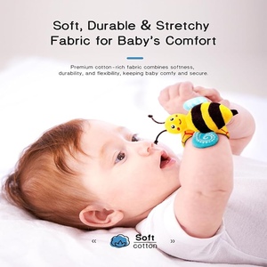 NUEVO Juego de Calcetines con Sonajero para Bebé Infinno y Buscador de Pies, Juguetes Perfectos para Bebés de 0 a 12 Meses - Product Image 1