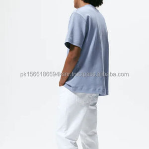 T-shirts de sport respirants pour hommes, nouvelle mode, 100% coton, été, décontractés, coupe régulière, design tendance, manches courtes, col rond en toile - Product Image 5