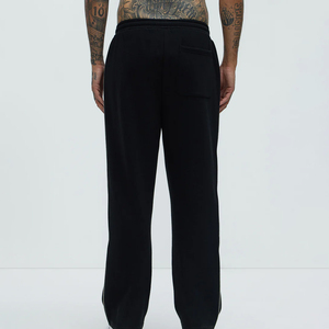 ชุดวอร์มผู้ชายสีพื้น ประดับเพชรเทียม ดีไซน์ล่าสุด สไตล์สตรีทแวร์ ผ้าฝ้าย 100% - Product Image 5