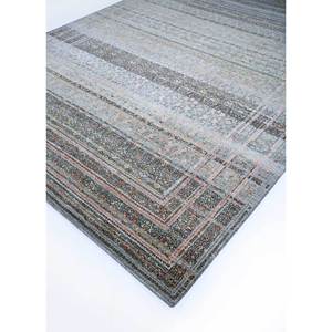 Tapis en laine afghane noué à la main Viscaya Blue, 10 mm d'épaisseur, motif médaillon abstrait rectangulaire pour la maison, le couloir, le salon - ENM-8008 (Cs-02) - Product Image 2