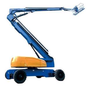 Vente en gros de nacelle élévatrice à flèche remorquable plate-forme aérienne articulée à bas prix livraison rapide moteur engrenage matériel en acier - Product Image 6