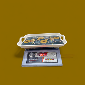 Vente en gros Plateau de service en mélamine plastique de qualité supérieure avec logo personnalisé Plateau roulant de taille jumbo pour équipement de restauration et restauration - Product Image 3