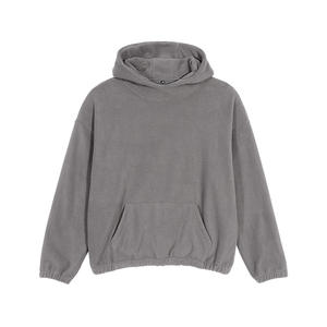 Sudaderas con capucha Hombres Polar Fleece 300GSM 100% Poliéster Fleece Custom Blank Oversized Polar Fleece Hoodies - Product Image 2