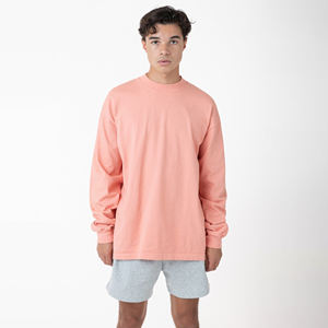 Camiseta ajustada comprimida para hombre, camiseta de manga larga con cuello simulado, camiseta de Color de diseño personalizado de alta calidad premium, camiseta estampada para hombre - Product Image 2