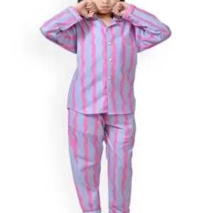 Pantalon de nuit en viscose de soie imprimée pour filles au prix d'usine - Product Image 4