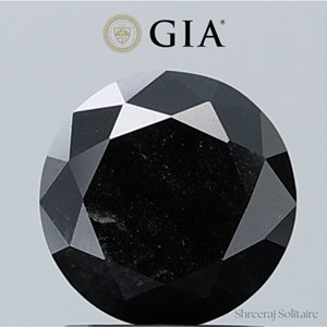 เพชรธรรมชาติสีดำทรงบริลเลียนท์คัต 1.10 กะรัต ขัดเงา สำหรับรุ่น SHREERAJ SOLITAIRE ที่ได้รับการรับรอง - Product Image 2