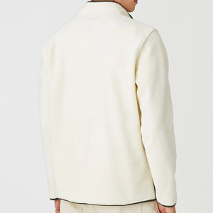 เสื้อสเวตเตอร์แขนยาวสำหรับผู้ชายผ้าคอตตอนผสมบล็อกสีแบบใหม่ล่าสุดออกแบบโลโก้ได้ตามต้องการ - Product Image 6