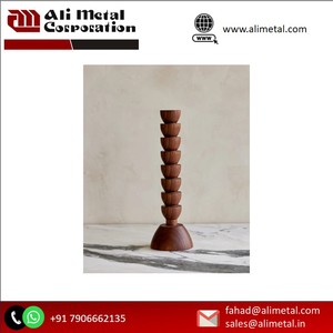 <b>Candle</b> <b>Holder</b> Stand Natural Wood <b>Candle</b> <b>Holder</b> For Home Decor Wedding Party Table Top Candlesticks Custom Design Available - Product Image 5