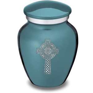 Hermosa urna de cremación decorativa de Metal sólido conmemorativo para adultos, hombres, mujeres, grandes urnas de cremación de latón para cenizas humanas - Product Image 6